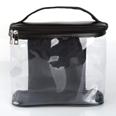 यात्रा के लिए पानी प्रतिरोधी पोर्टेबल पीवीसी पारदर्शी शौचालय बैग